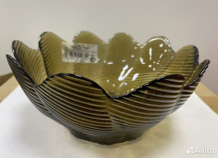 Салатник цветное стекло