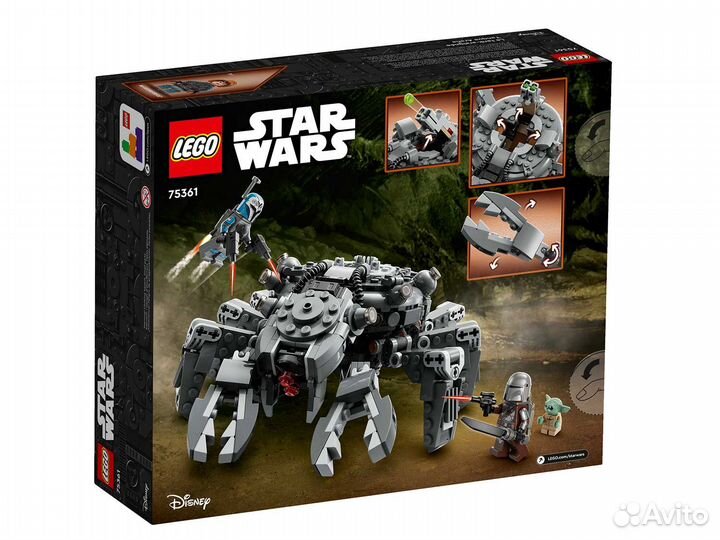 Конструктор lego Star Wars 75361 Танк-паук