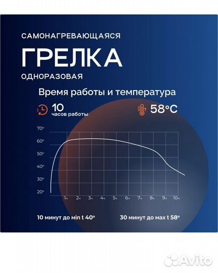 Грелки для рук, ног, тела. Hot pack. 10шт