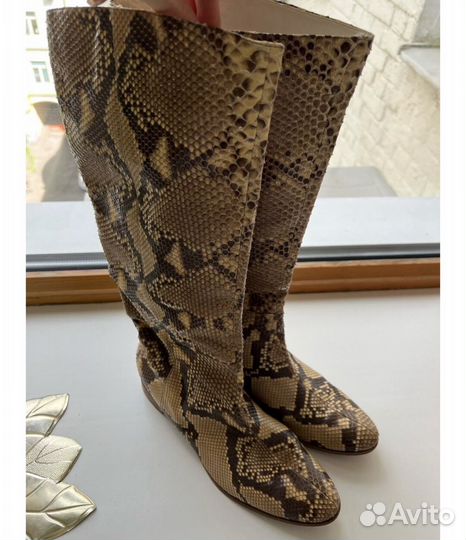 Sergio rossi сапоги 41 питон