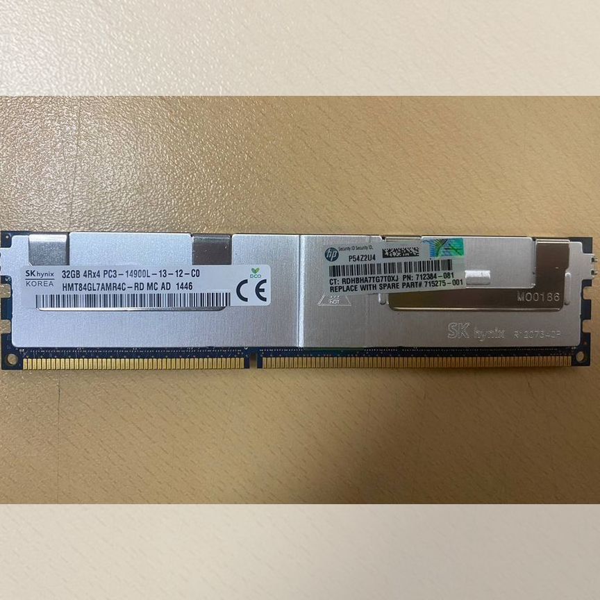 [HMT84GL7AMR4C-RD] Pc3-14900l 32gb Hynix (Hpe) Hmt84gl7amr4c-Rd