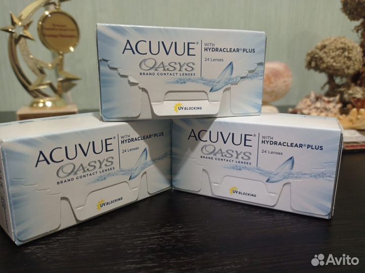 Линзы acuvue oasys -4,75