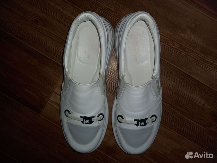 Кроссоки кеды слипоны женские натуральная кожа