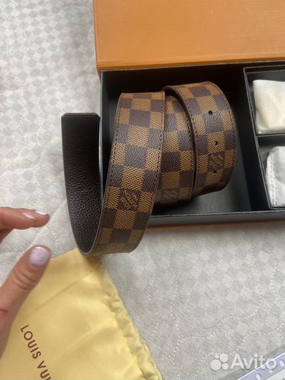 Louis vuitton ремень двухсторонний