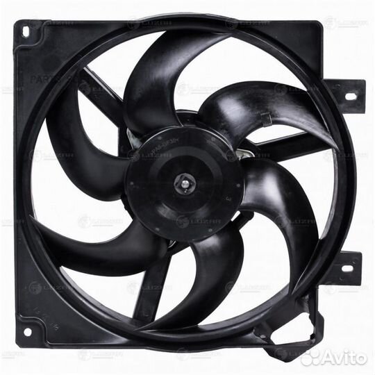 Вентилятор двигателя Лада 1117 Калина (с кожухом;