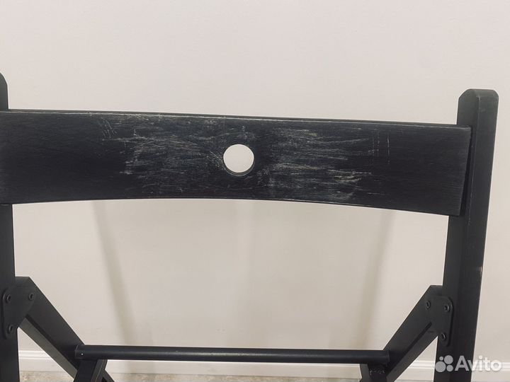 Стул IKEA terje терте черный