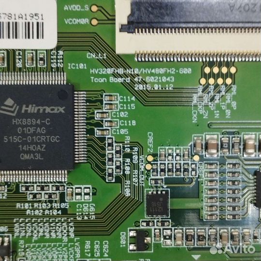 Плата T-con hv320fhb-N10/hv480fh2-600