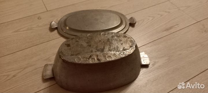 Латка лытка казан кастрюля утятница 2л алюминий