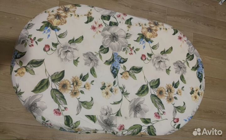 Матрас для овальной кроватки 75*125