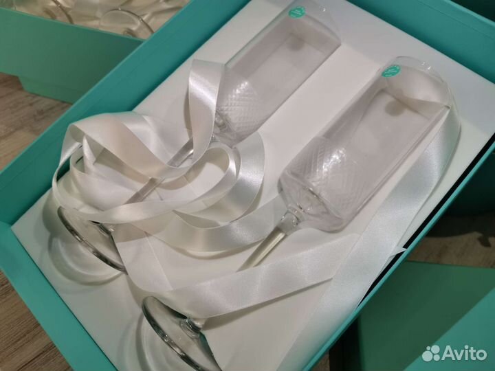 Бокалы для шампанского Tiffany стиль Тифани