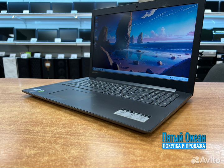 Ноутбук Lenovo 15, Core i5 8300H, DDR4 8Gb, GTX