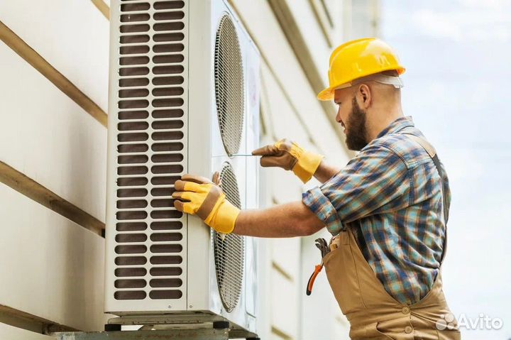 Установка сплит систем чистка заправка