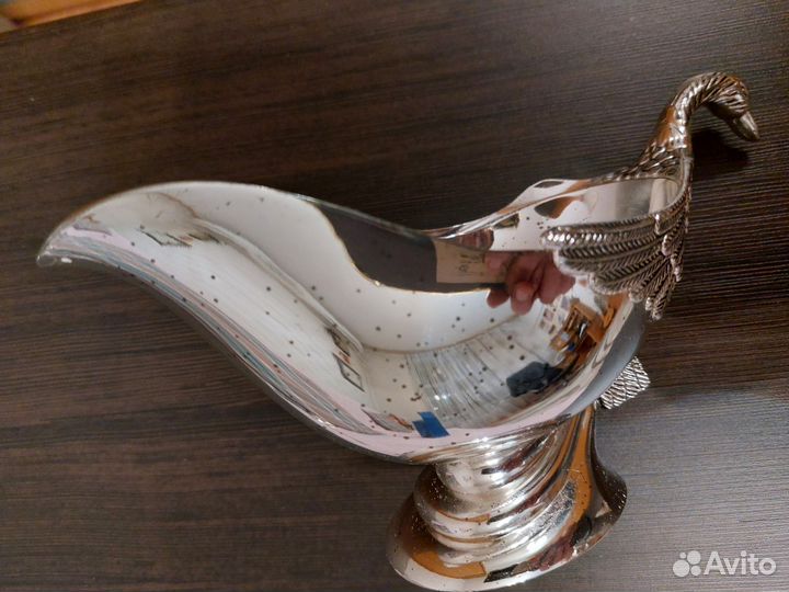 Вазочка металлическая Лебедь, Rosenberg, Германия