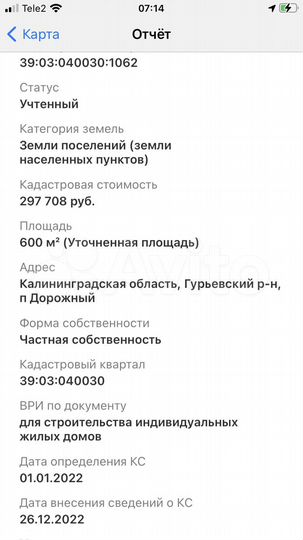 Участок 6 сот. (ИЖС)