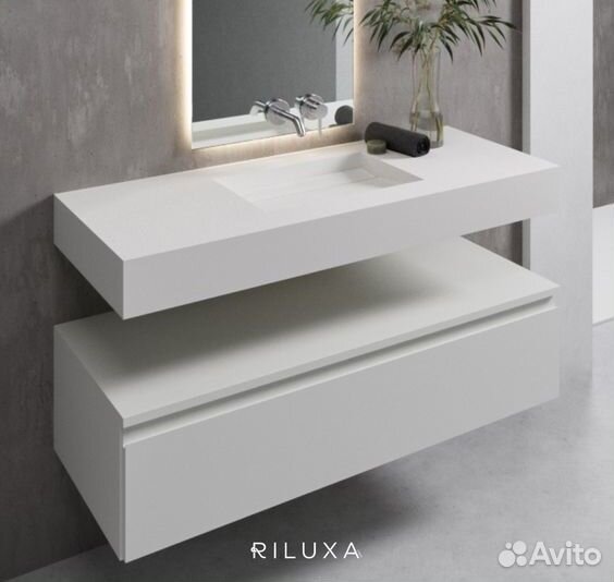 Раковины, столешницы, подоконники из бетона