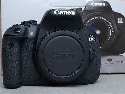 Фотоаппарат Canon 650d body (Пробег 1730)