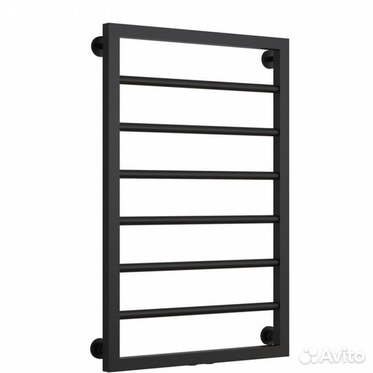 Дизайн-радиатор Канцлер 800х500, чёрный матовый, С