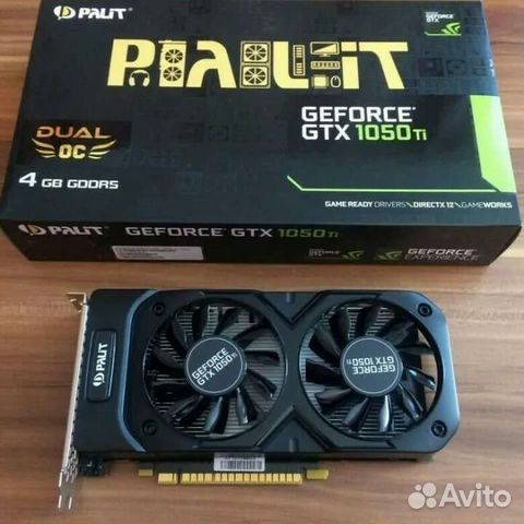 Palit Gtx 1050 ti dual oc
