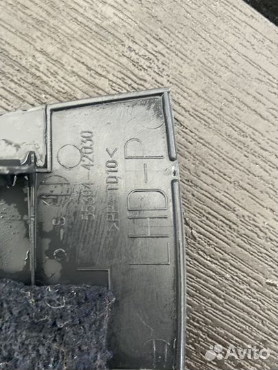 Накладка консоли левая toyota rav 4