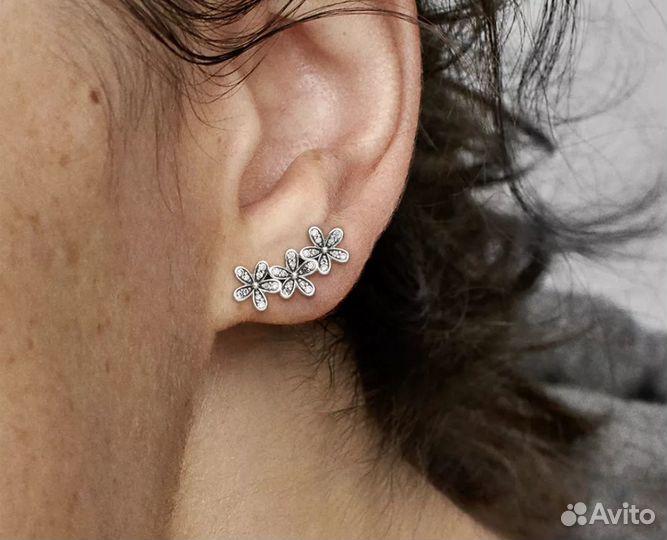 Серьги pandora новые