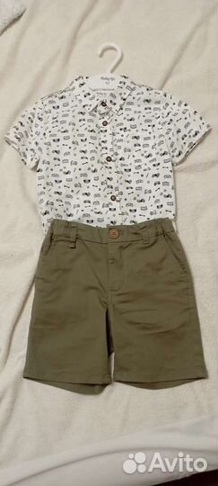 Костюм шорты и рубашка
