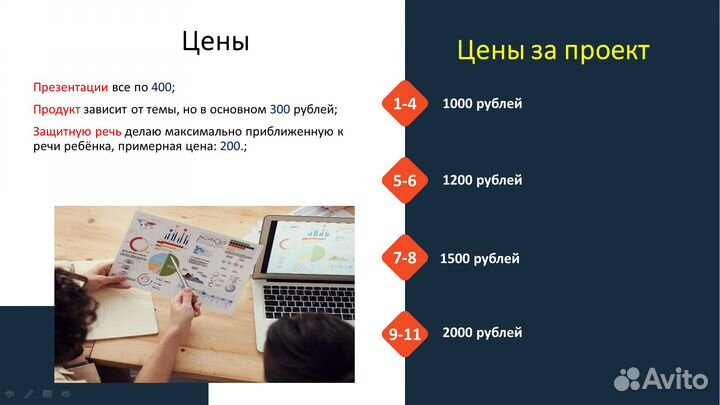 Школьный проект, презентация