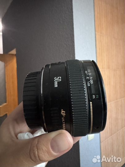 Объектив canon 50mm 1 4