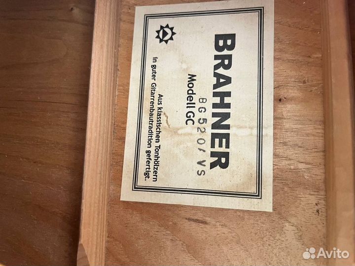 Акустическая гитара Brahner