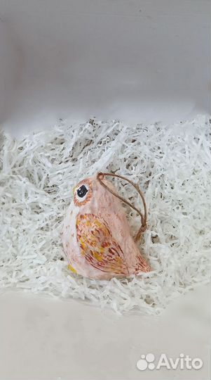 Сова ватная игрушка