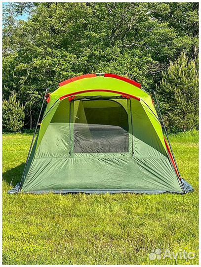 Палатка туристическая 4 местная с тамбуром