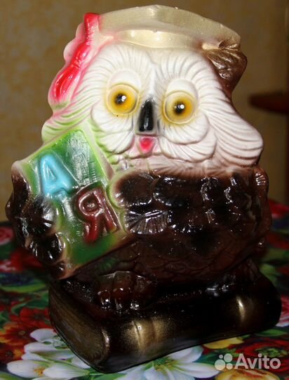 Копилка Сова с книгами подарок учителю