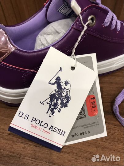 Кроссовки кеды на девочку 33 U. S. Polo Assn