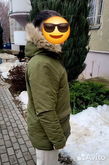 Мужская зимняя куртка парка 48-50