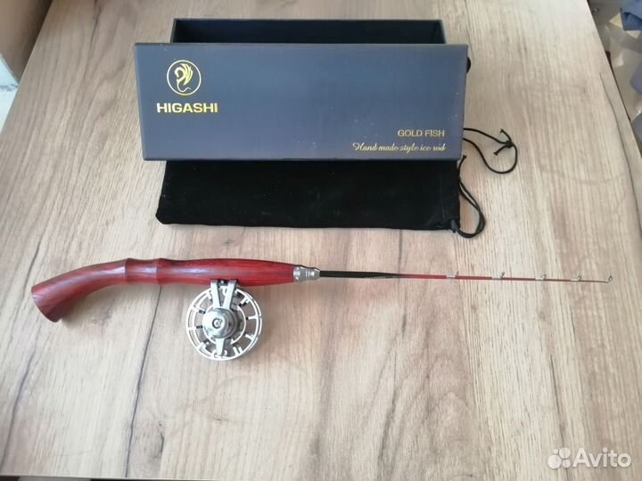 Удилище зимнее с катушкой Higashi Gold Fish 20 г