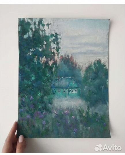 Картины сухой пастелью