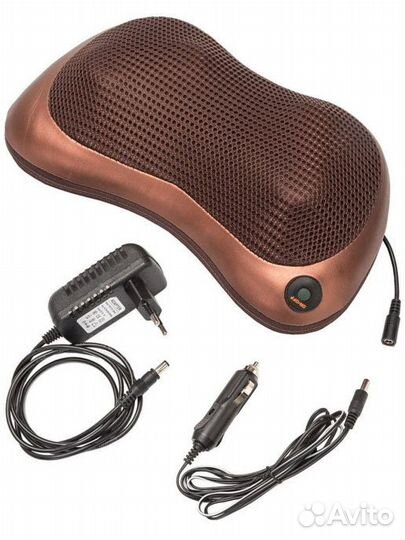 Массажная роликовая подушка С ик прогревом massage