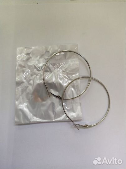 Серьги кольца