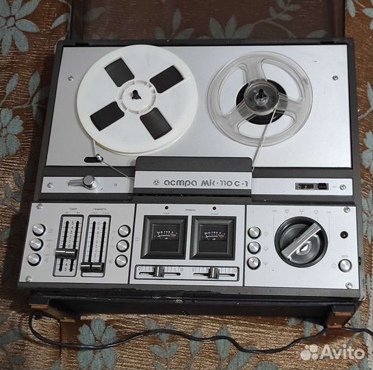 Катушечный магнитофон астра мк-110 с-1