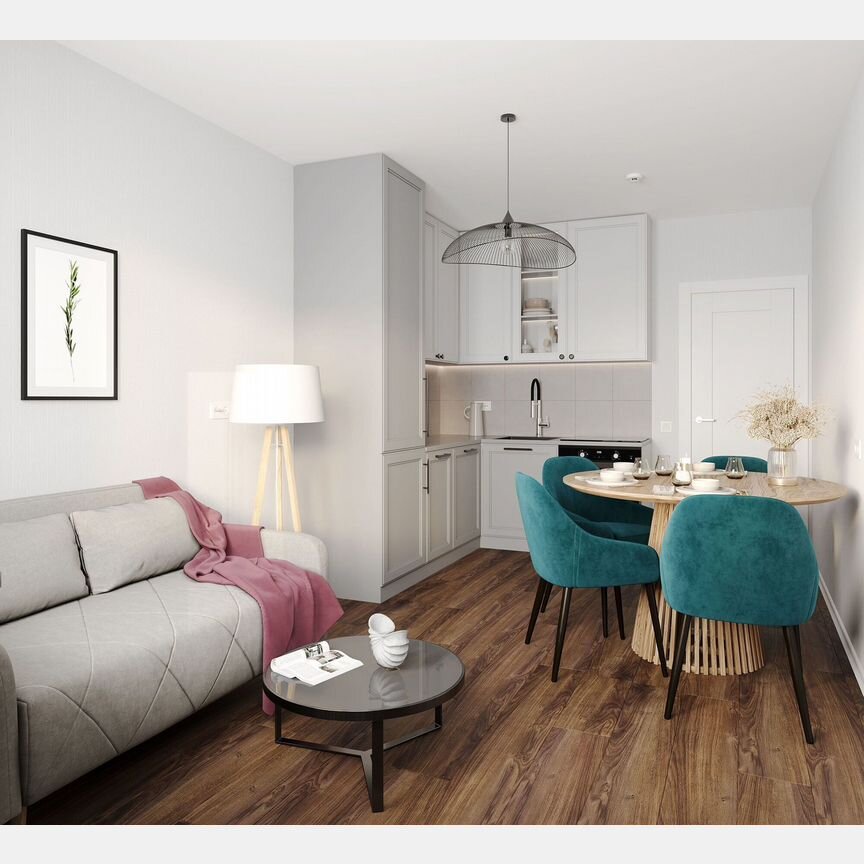 Квартира-студия, 26,1 м², 19/23 эт.