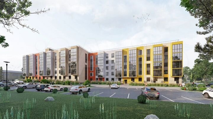 1-к. квартира, 39,3 м², 4/5 эт.