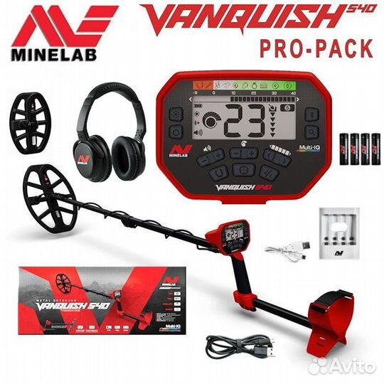 Металлоискатель minelab vanquish 540 pro pack