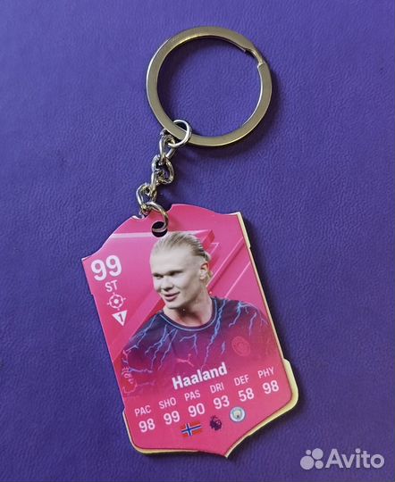 Брелки карточки футболистов FIFA