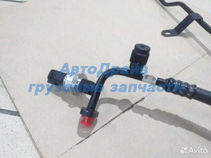 Трубка кондиционера Скания в сборе с датчиком