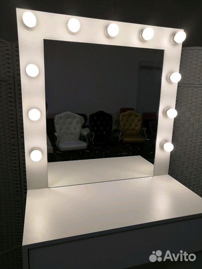 Туалетный столик, зеркало, зеркало визажиста, грим