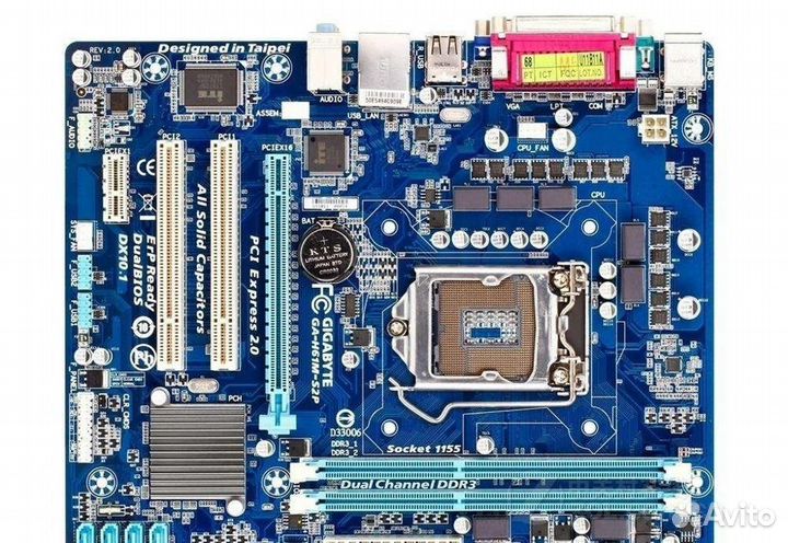 Мат. плата gigabyte GA-H61M-S2PV, LGA1155,microatx