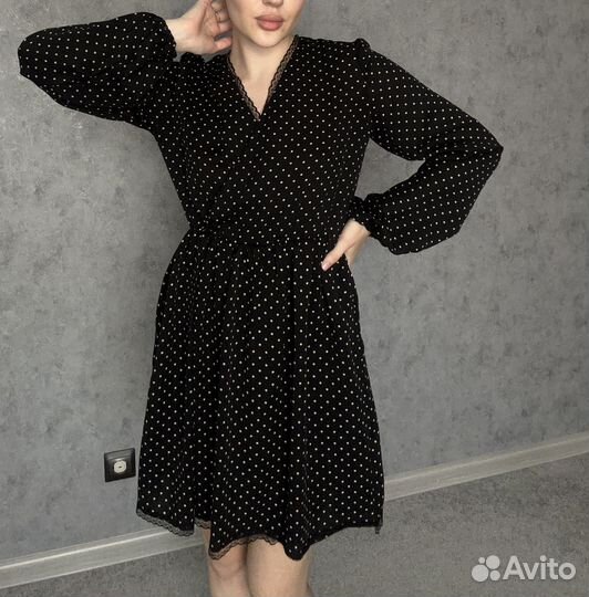 Платье в горошек