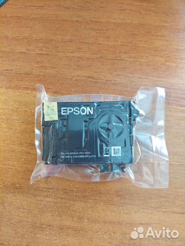 Оригинальный картридж epson синий 17