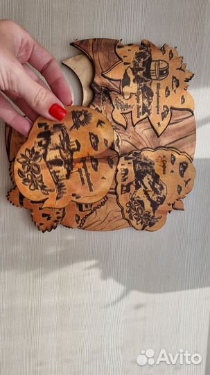 Подставка под горячее Архыз дерево