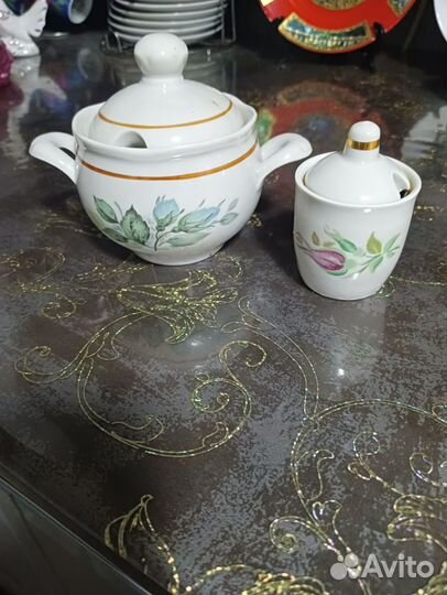 Сахарница и солонка СССР