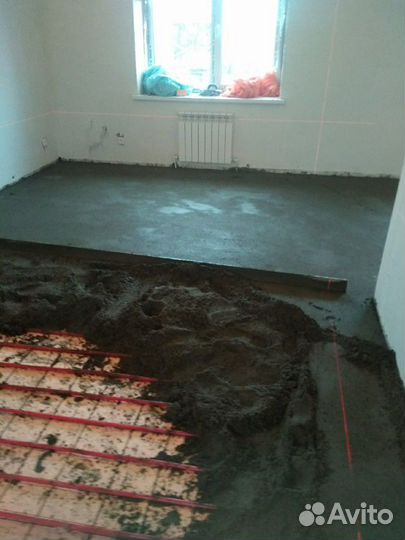 Полусухая стяжка пола